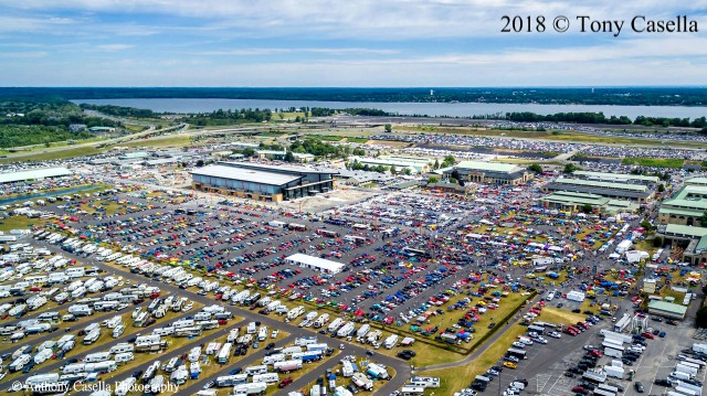 Aerial View of the 2018 Syracuse Nationals
