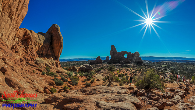 Turret Arch Sunburst