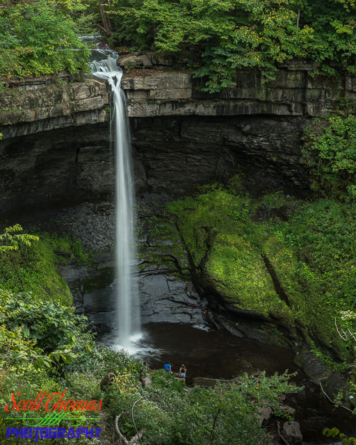 Looking up at Carpenter Falls